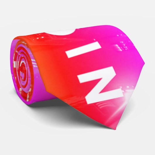 NiCK DAViD Life Logo Stropdas - Miami Brights (Opgerold)