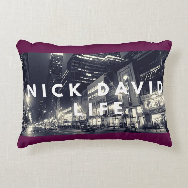 NiCK DAViD - Plumbar Pillow Decoratief Kussen (Voorkant)