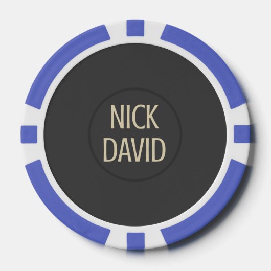 NiCK DAViD - Signature Poker Chip (Voorkant)