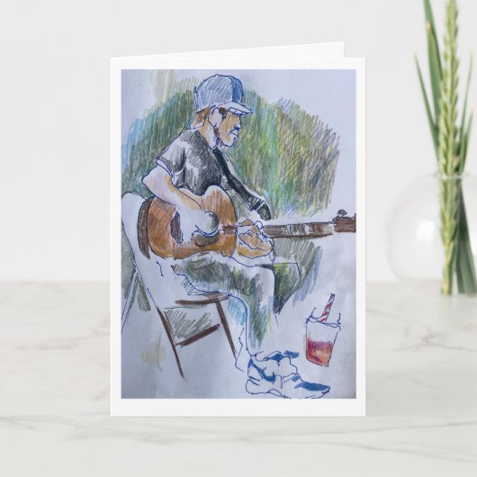 Nick de gitarist Kaart (Voorkant)