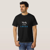 Nick de Griekse Design Gifts T-shirt (Voorkant volledig)