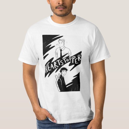 Nick en charlie Heartstopper Sweater T-shirt (Voorkant)