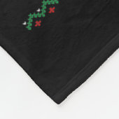 Nick Energy Funny Santa Christmas Ugly Sater Manne Fleece Deken (Hoek)