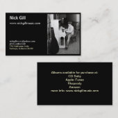 Nick Gill Card Visitekaartje (Voorkant / Achterkant)