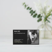 Nick Gill Card Visitekaartje (Staand voorkant)