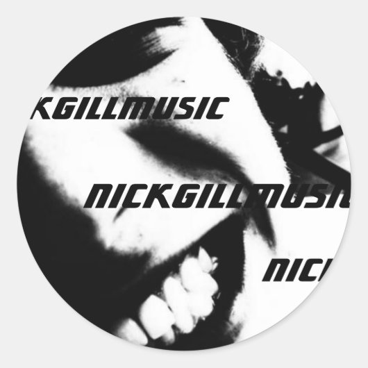NICK GILL STICKER (Voorkant)