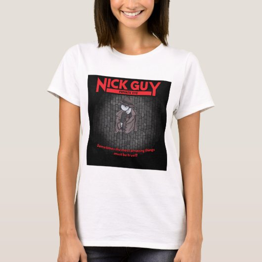 Nick Guy, Private Eye T-shirt (Voorkant)