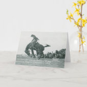 Nick Knight die T. Joe op Cheyenne Frotier Days ri Kaart (Gele Bloem)