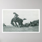 Nick Knight die T. Joe op Cheyenne Frotier Days ri Poster (Voorkant)