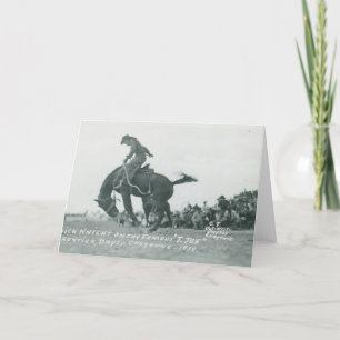 Nick Knight met T. Joe op Cheyenne Frotier Days Kaart