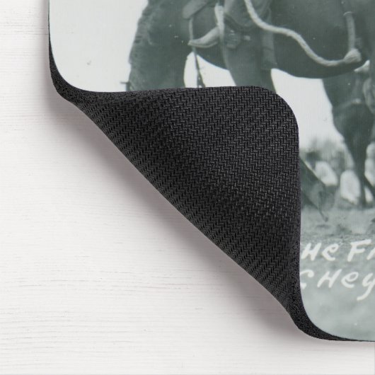 Nick Knight met T. Joe op Cheyenne Frotier Days Muismat (Hoek)