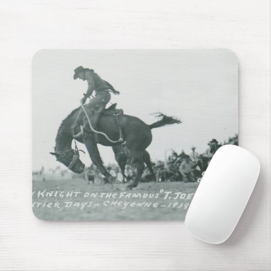 Nick Knight met T. Joe op Cheyenne Frotier Days Muismat (Met muis)