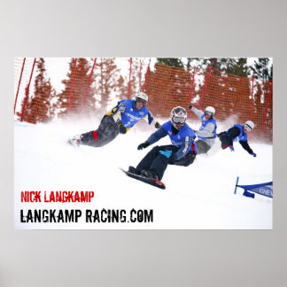 Nick Langkamp Racing Poster