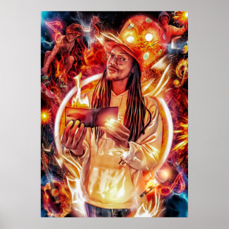 Nick May is Vuur Poster