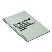 Nick Miller citaat Notitieboek (Rechterzijde)