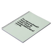 Nick Miller citaat Notitieboek (Linkerzijde)