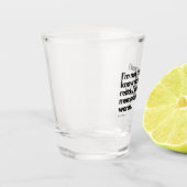 Nick Miller citaat Shot Glas (Links)