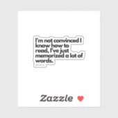 Nick Miller citaat Sticker (Vel)