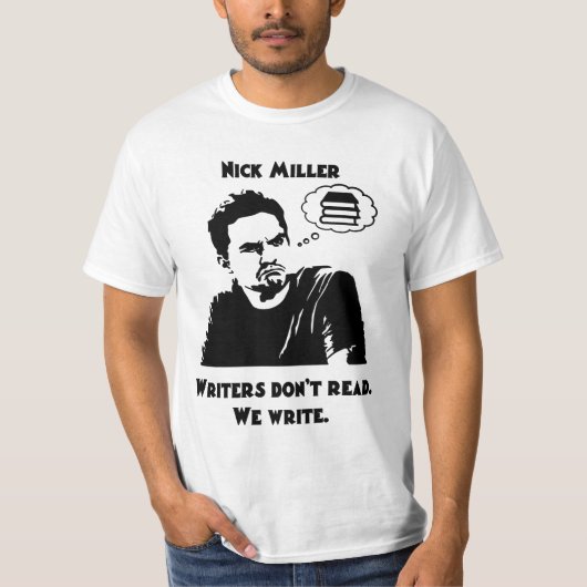 Nick miller citeert t-shirt (Voorkant)
