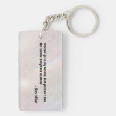 Nick Miller Quote 2/6 Sleutelhanger (achterkant)