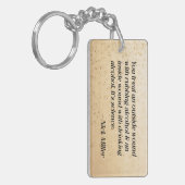 Nick Miller Quote 3/6 Sleutelhanger (Voorkant Links)