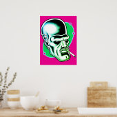 Nick Nebulon™/Hot Pink Poster (Keuken)