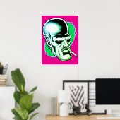 Nick Nebulon™/Hot Pink Poster (Thuiskantoor)