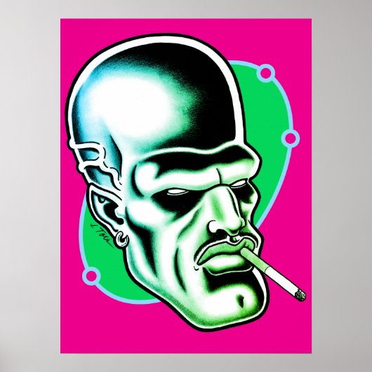 Nick Nebulon™/Hot Pink Poster (Voorkant)