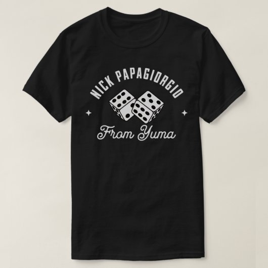 Nick Papagiorgio van Yuma Tshirt (Design voorkant)