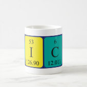 Nick periodieke lijstnaam mok (Center)