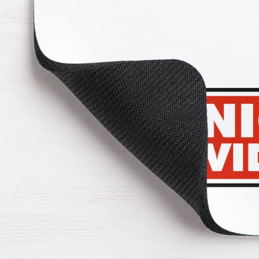 Nick Plays Video Games Mousepad Muismat (Hoek)