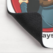 Nick Plays Video Games Mousepad Muismat (Hoek)