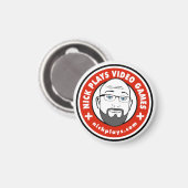 Nick Speelt Videogames Magnet (Voorkant / Achterkant)