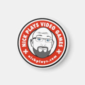 Nick Speelt Videogames Magnet (Voorkant)