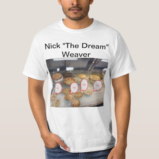 Nick "The Dream" Weaver - "PIE!" album T-shirt (Voorkant)
