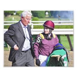 Nick Zito en Rosie Napravnik Foto Afdruk