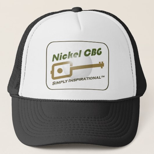 Nickel CBG Bubble Design Trucker Pet (Voorkant)