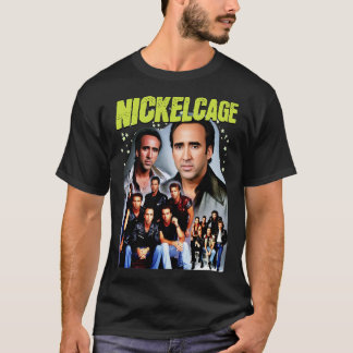 NICKELCAGE PARODIE Grappige Retro 2000s Glamour Sh T-shirt