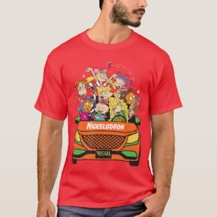Nickelodeon Girls Roadtrip Auto Vol 90s Cartoon T-shirt