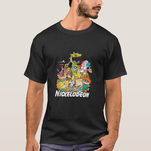 Nickelodeon Logo met alle personages Tanktop (Voorkant)