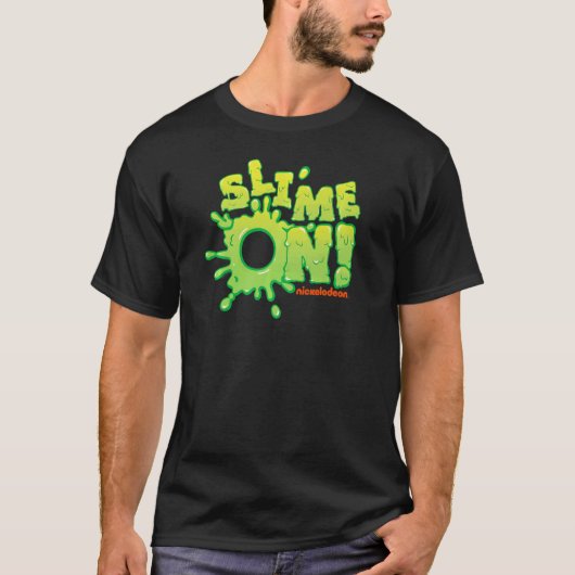Nickelodeon Slime aan en aan T-shirt (Voorkant)
