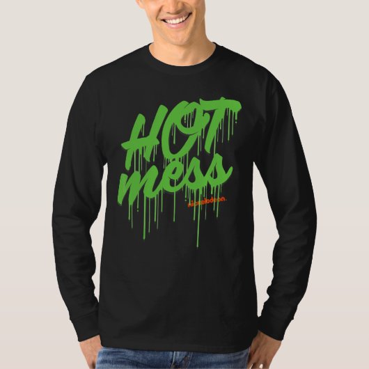 Nickelodeon Slime Hot Mess T-shirt (Voorkant)