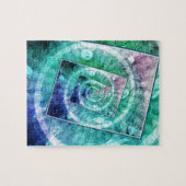 Nickels in oneindig draaien legpuzzel (Horizontaal)