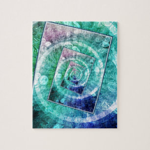 Nickels in oneindig draaien legpuzzel