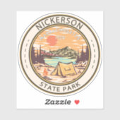 Nickerson State Park Massachusetts Badge Sticker (Vel)