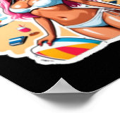 Nicki Minaj Beach Sticker Poster (Hoek)