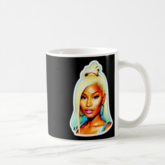 Nicki Minaj Sticker Koffiemok (Rechts)