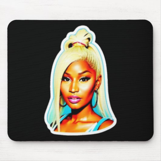 Nicki Minaj Sticker Muismat (Voorkant)
