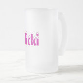 Nicki-Name Style-Frosted Mok (Voorkant rechts)