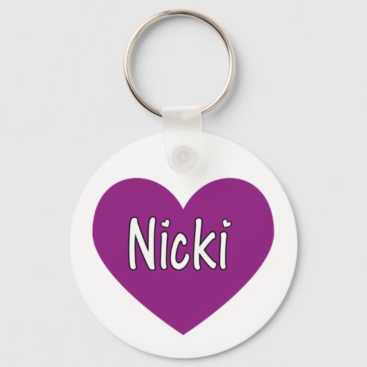 Nicki Sleutelhanger (Voorkant)